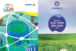 Ảnh bìa Báo cáo PTBV của Bảo Việt và Vinamilk - 2 DN có ấn phẩm Báo cáo PTBV độc lập với Báo cáo thường niên và đạt giải cao nhất về báo cáo PTBV 