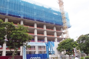 Dự án Discovery Complex đang trong quá trình xây thô