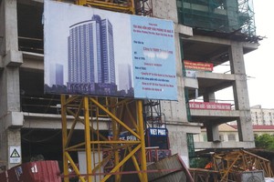 Dự án Tòa nhà hỗn hợp Thăng Long Yên Hòa đang phải tạm dừng thi công  