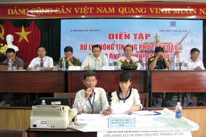 PV Gas thường xuyên phối hợp tổ chức diễn tập ứng cứu sự cố trên biển