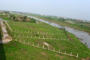 Một góc Dự án Vườn sinh thái Cẩm Đình - Hiệp Thuận, huyện Phúc Thọ, TP. Hà Nội.