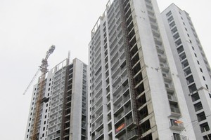 Dự án Berriver Long Biên của Hanco 9 sắp hoàn thiện vẫn còn nợ hơn 100 tỷ đồng thuế đất - Ảnh: Nguyên Minh