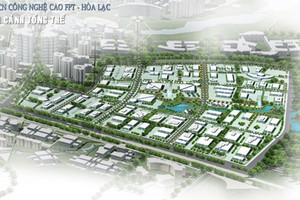 Phối cảnh dự án Khu Công nghệ cao Hòa Lạc