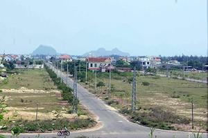 Một góc Khu đô thị Điện Nam-Điện Ngọc của tỉnh Quảng Nam