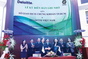 HOSE và Deloitte Việt Nam ký kết ghi nhớ MOU về quản trị rủi ro