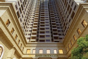 38 triệu đồng/m2 Tòa B Dự án Hòa Bình Green City