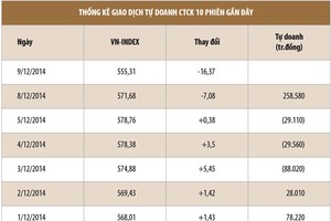 Tự doanh CTCK làm gì trên thị trường giá giảm?