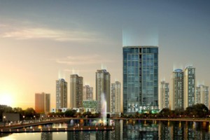 Phối cảnh dự án Castle Plaza của Địa ốc Việt Hân.