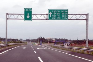 Tuyến đường cao tốc Nội Bài - Lào Cai dự kiến sẽ bán quyền thu phí cho các nhà đầu tư tư nhân