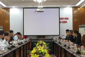 Lãnh đạo tỉnh Bình Định tiếp Tập đoàn Giáo dục Kinderworld