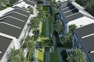 Tiểu khu Evelyne Gardens thuộc Dự án  Park City dự kiến sẽ bán trong quý II/2015