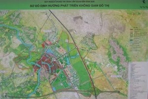 Sơ đồ Quy hoạch thị trấn Liên Quan, huyện Thạch Thất