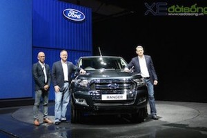 Ford Ranger mới vừa ra mắt tại Triển lãm Ô tô Bangkok 2015