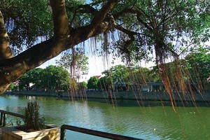 Phía trước là dòng sông