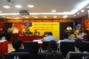 Đại hội đồng cổ đông Vinaconex 9 diễn ra sáng nay (8/4)