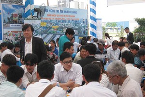 Các đợt mở bán của các dự án tại Bình Dương, Long An thời gian qua thu hút rất nhiều khách hàng