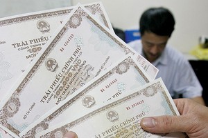 Trong tổng số 20.500 tỷ đồng TPCP gọi thầu trong tháng 5, thì chỉ huy động được 3.818 tỷ đồng