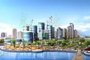 Phối cảnh Dự án Khu trung tâm Khu đô thị Tây Hồ Tây