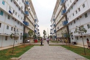 Đầu tư vào dự án nhà ở xã hội có lợi nhuận thấp, nhưng ổn định và an toàn hơn dự án nhà ở thương mại.
Ảnh: Lê Toàn