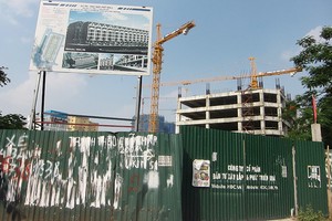 Dự án Khu nhà Phố Wall vẫn “đắp chiếu” dù các căn nhà được rao bán trên thị trường có giá từ 20 - 60 tỷ đồng/căn - Ảnh: Trọng Tuyến