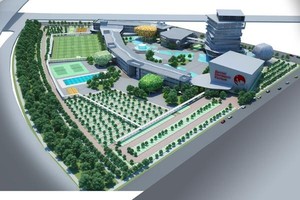 Trường Đại học Anh quốc Việt Nam (BUV) đang xây dựng cơ sở tại Khu đô thị Ecopark (Hưng Yên) với tổng đầu tư 70 triệu USD