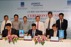 GAS ký hợp đồng gói thầu số 1 Nhà máy xử lý khí Cà Mau