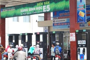 Một điểm bán xăng sinh học E5. Ảnh minh họa. Nguồn: Internet