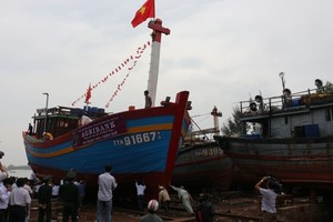 Hạ thuỷ tàu với nguồn tín dụng ưu đãi theo Nghị định 67 tại Agribank
