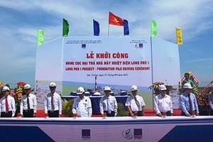 Nhà máy Nhiệt điện Long Phú 1 sẽ phát điện vào cuối năm 2018