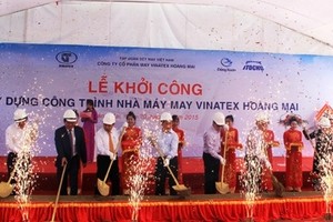 Nhà máy may Vinatex - Hoàng Mai có tổng mức đầu tư 127 tỷ đồng, 100% sản phẩm xuất khẩu sang Nhật Bản