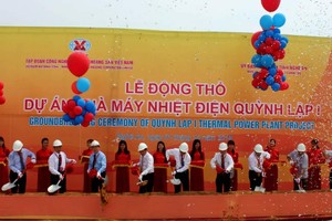 Dự án Nhà máy Nhiệt điện Quỳnh Lập 1có tổng mức kinh phí dự kiến khoảng 2,2 tỷ USD.