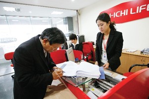 Các DN tốp đầu là Prudential, Bảo Việt Nhân thọ, Manulife, AIA Việt Nam, Dai-ichi Life Việt Nam…