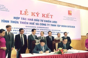 Lễ ký kết Biên bản ghi nhớ Hợp tác Nhà đầu tư Chiến lược giữa UBND tỉnh Thừa Thiên Huế với Tập đoàn Bitexco.