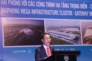 Ông Lê Thanh Sơn - Phó Chủ tịch UBND Hải Phòng phát biểu tại Hội thảo