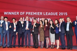 Năm 2015, AIA Việt Nam tiếp tục được ghi danh 
“Công ty xuất sắc nhất Tập đoàn AIA” năm thứ 2 liên tiếp
