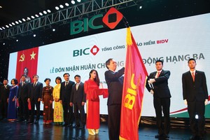 BIC đón nhận Huân chương Lao động Hạng Ba