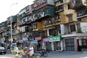 Khu tập thể G6A Thành Công. Ảnh: TTXVN