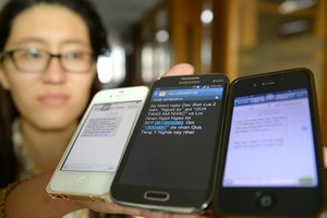 Theo báo cáo của các doanh nghiệp viễn thông thì tình hình chặn tin nhắn rác đang có chiều hướng tốt lên. Ảnh minh họa. Nguồn: Internet.