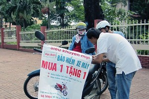 Hiện tại, số lượng xe ôtô tham gia bảo hiểm bắt buộc TNDS chủ xe cơ giới là khả quan, nhưng lượng xe máy tham gia vẫn còn rất thấp