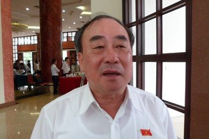 Phó trưởng Đoàn đại biểu Quốc hội TP. Hải Phòng, ông Trần Ngọc Vinh .