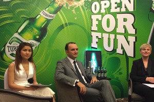 Tổng giám đốc Carlsberg Việt Nam - ông Tayfun Uner rất kỳ vọng vào nhãn hiệu bia mới