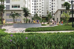 Không gian xanh trong khu nhà ở xã hội thu nhập thấp Ecohome