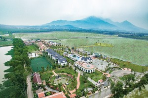 Toàn cảnh Vườn Vua Resort & Villas nhìn từ trên cao