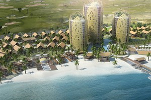 Phối cảnh Dự án Khu du lịch nghỉ dưỡng Lộc An - Bà Rịa Vũng Tàu của DRH