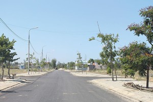 Nhiều dự án đất nền khu vực phía Nam Đà Nẵng có thanh khoản rất tốt. Ảnh: Ngọc Tân