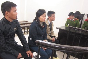 Các bị cáo trong phiên tòa đầu năm 2015
