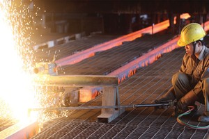 9 tháng đầu năm nay, nhóm DN ngành sản xuất - kinh doanh thép có mức tăng trưởng khá so với năm trước