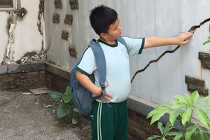 Công trường Dự án Saigonres thi công ẩu khiến nhà ông Hùng nứt rộng, gây nguy hiểm