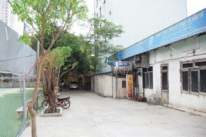 ITD-IME đang gặp khó khăn trong việc chuyển đổi mục đích sử dụng đất khu đất vàng số 46 Láng Hạ, Ba Đình, Hà Nội. ảnh: Dũng Minh