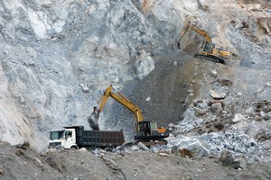 Năm 2017, CTI đầu tư mạnh vào khai thác mỏ đá